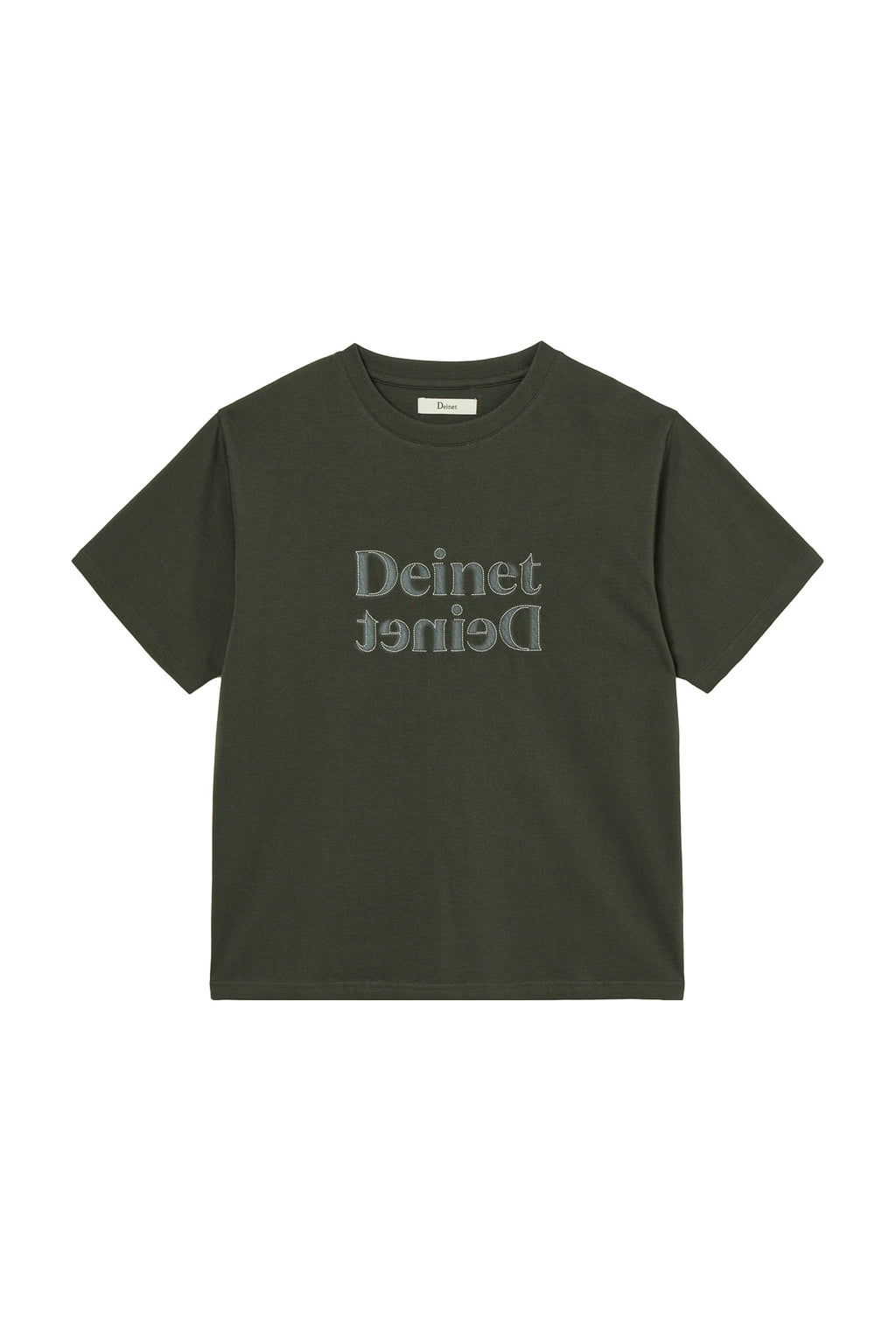 Deinet - Brushed Stitch Point Regular T-Shirt (Charcoal) product image 1 | TRAB K-Fashion Australia