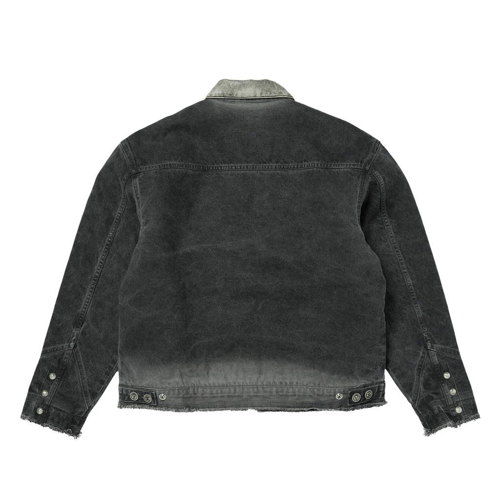Thug Club - TC Washed Work Jacket (Charcoal) product image 2 | TRAB K-Fashion Australia