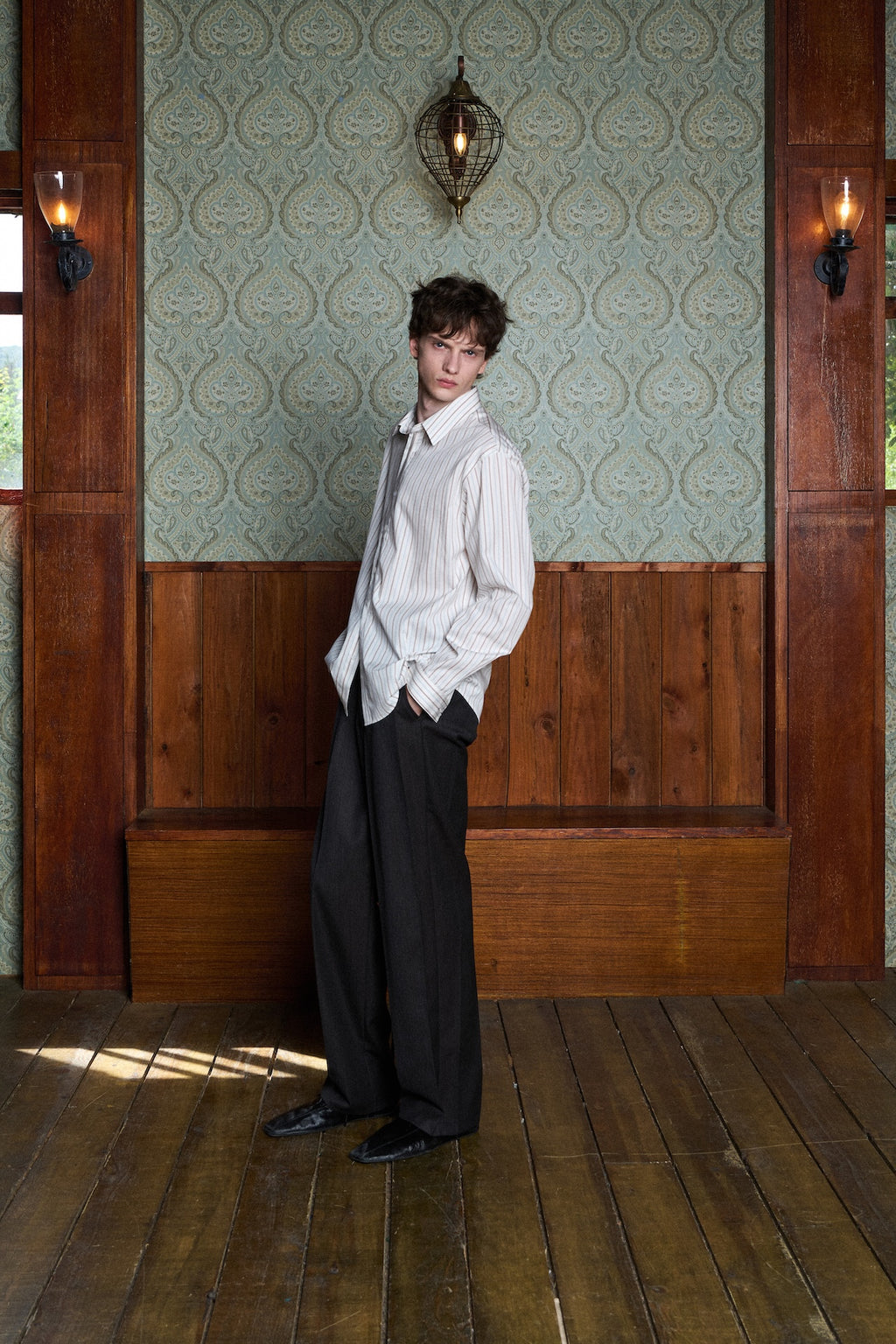 STU - Extra Button Shirt (White) product image 3 | TRAB K-Fashion Australia