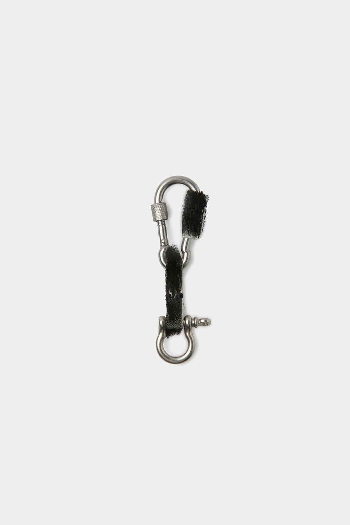 Coor - Calfskin Carabiner Keyring (Black) product image 4 | TRAB K-Fashion Australia