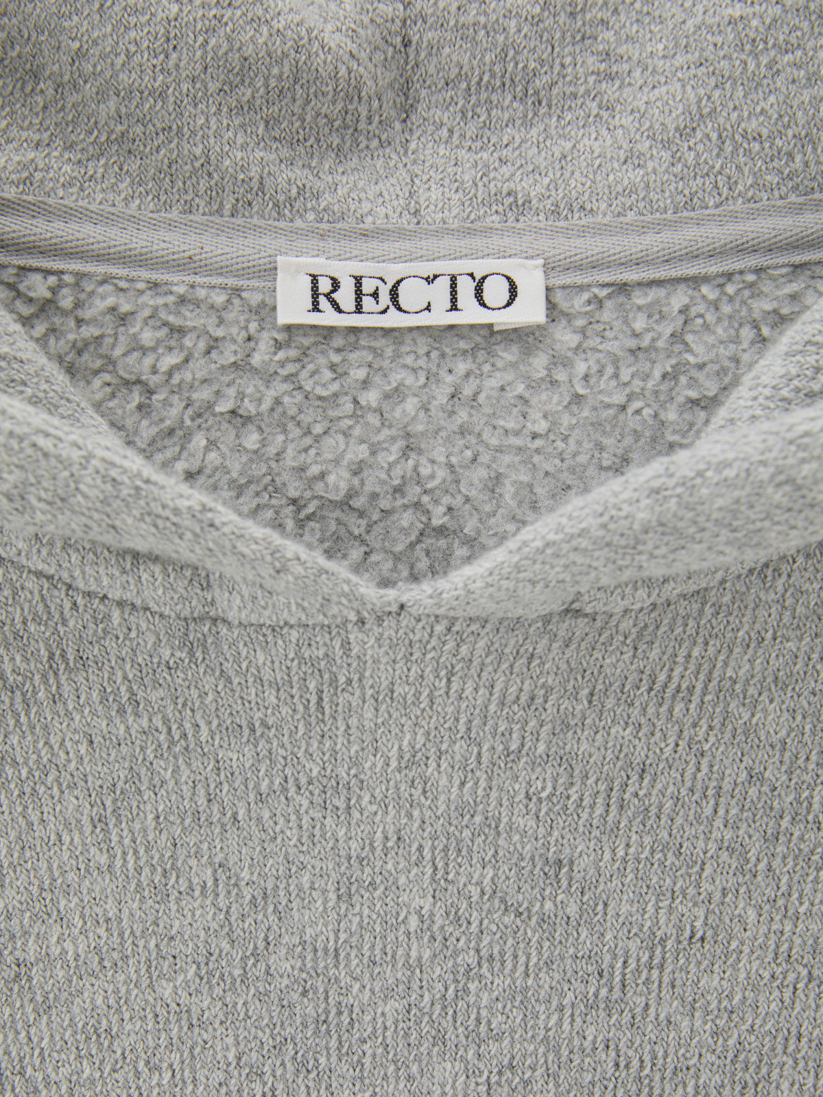 Recto - Mens Rc Embroidered Hoodie (Melange Grey) product image 3 | TRAB K-Fashion Australia