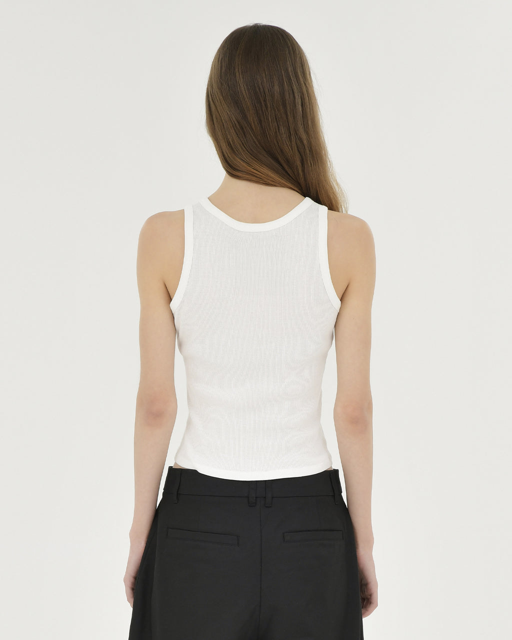 Brownyard - Sleeveless Top (White) product image 2 | TRAB K-Fashion Australia
