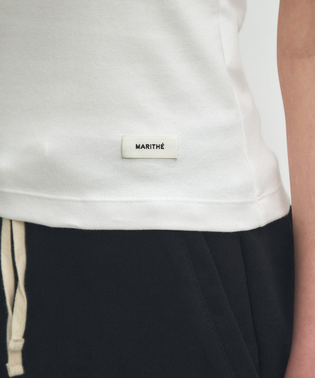 Marithe & Francois Girbaud - Basic Sleeveless (White) product image 4 | TRAB K-Fashion Australia
