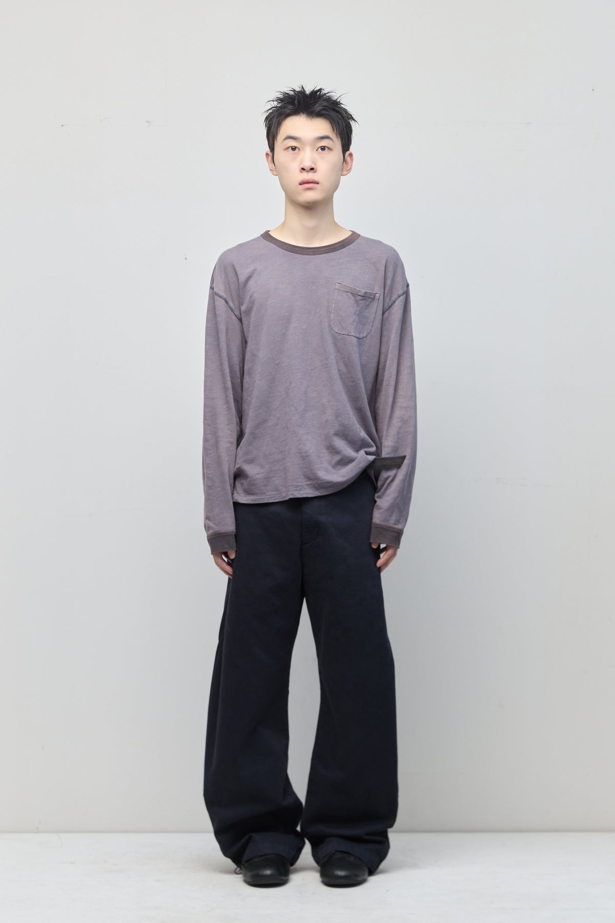 Hatchingroom - Shaped Trousers Dyed Ink (Black) product image 9 | TRAB K-Fashion Australia