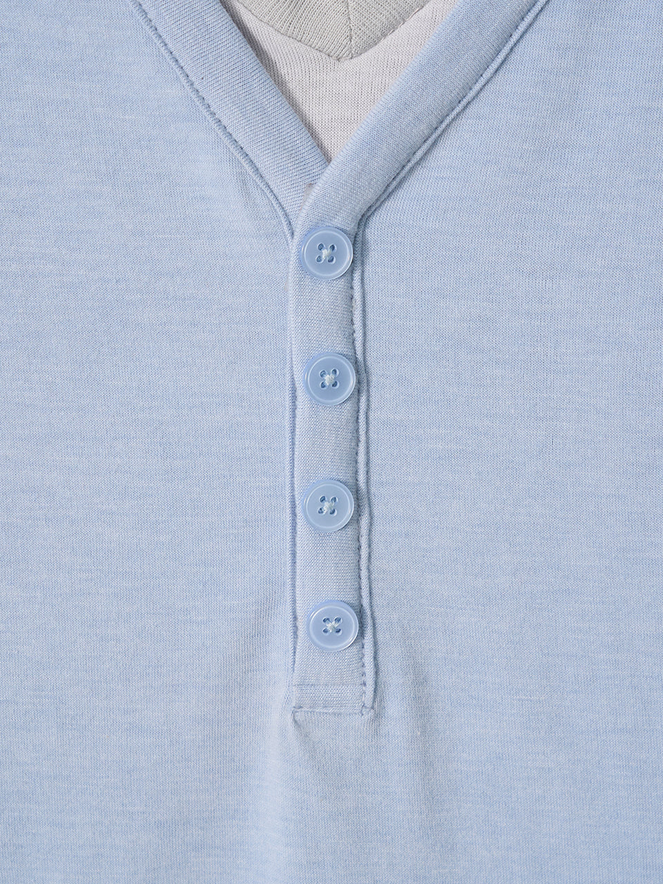 Kijun - Layered V-Neck Tee (Sky Blue) product image 10 | TRAB K-Fashion Australia