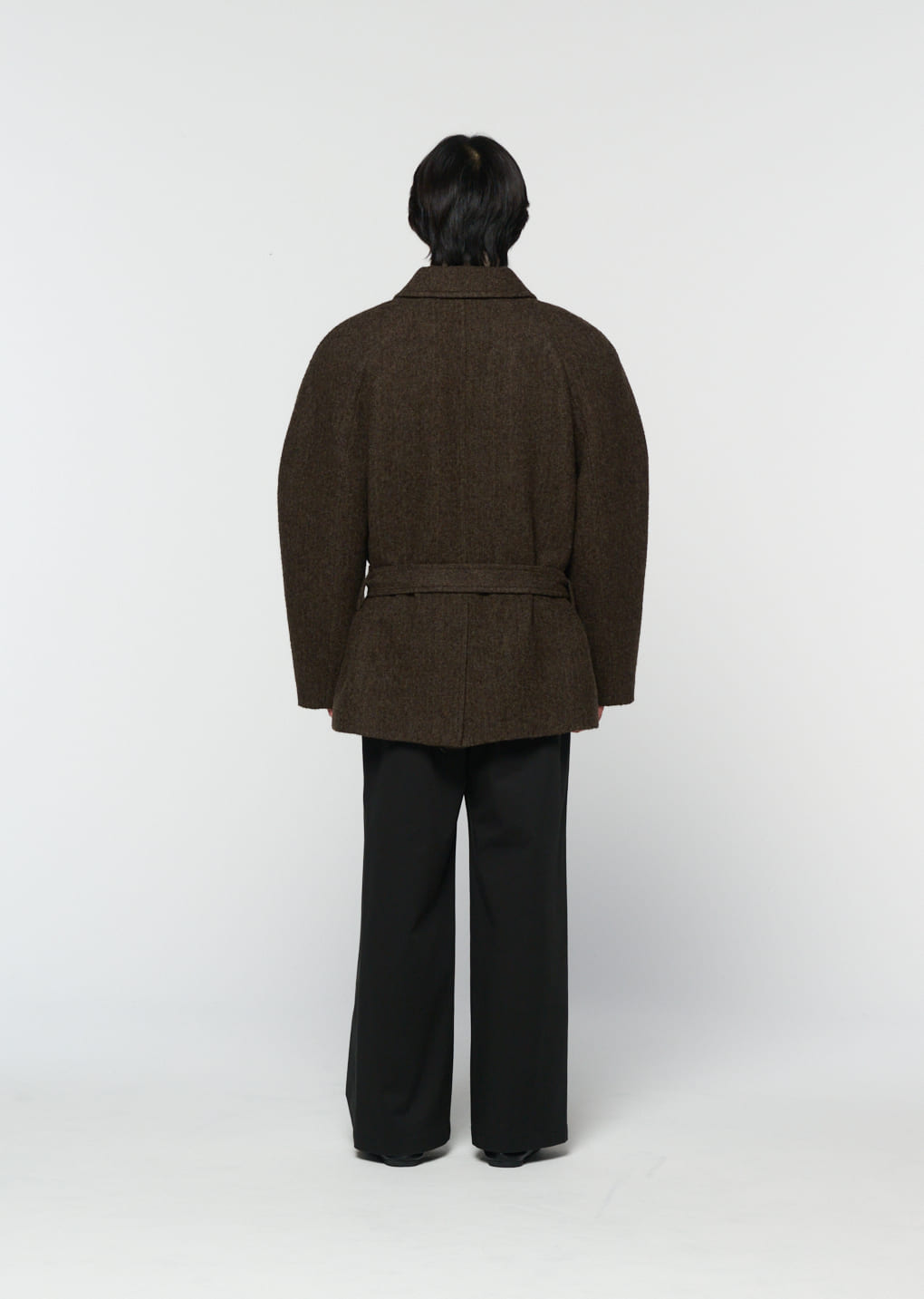 Amomento - belted mid coat (Khaki) product image 4 | TRAB K-Fashion Australia