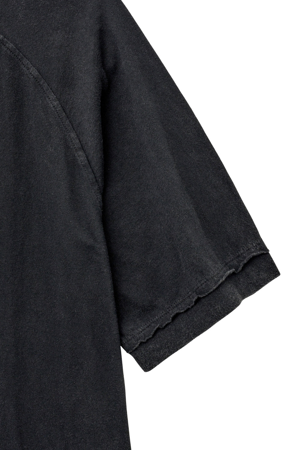 Hatchingroom - Double Henley Neck Tee 1/2 Dusty (Black) product image 4 | TRAB K-Fashion Australia