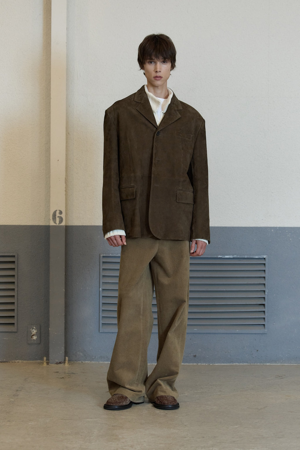 STU - Goat Suede Blazer Brown (OC) product image 12 | TRAB K-Fashion Australia