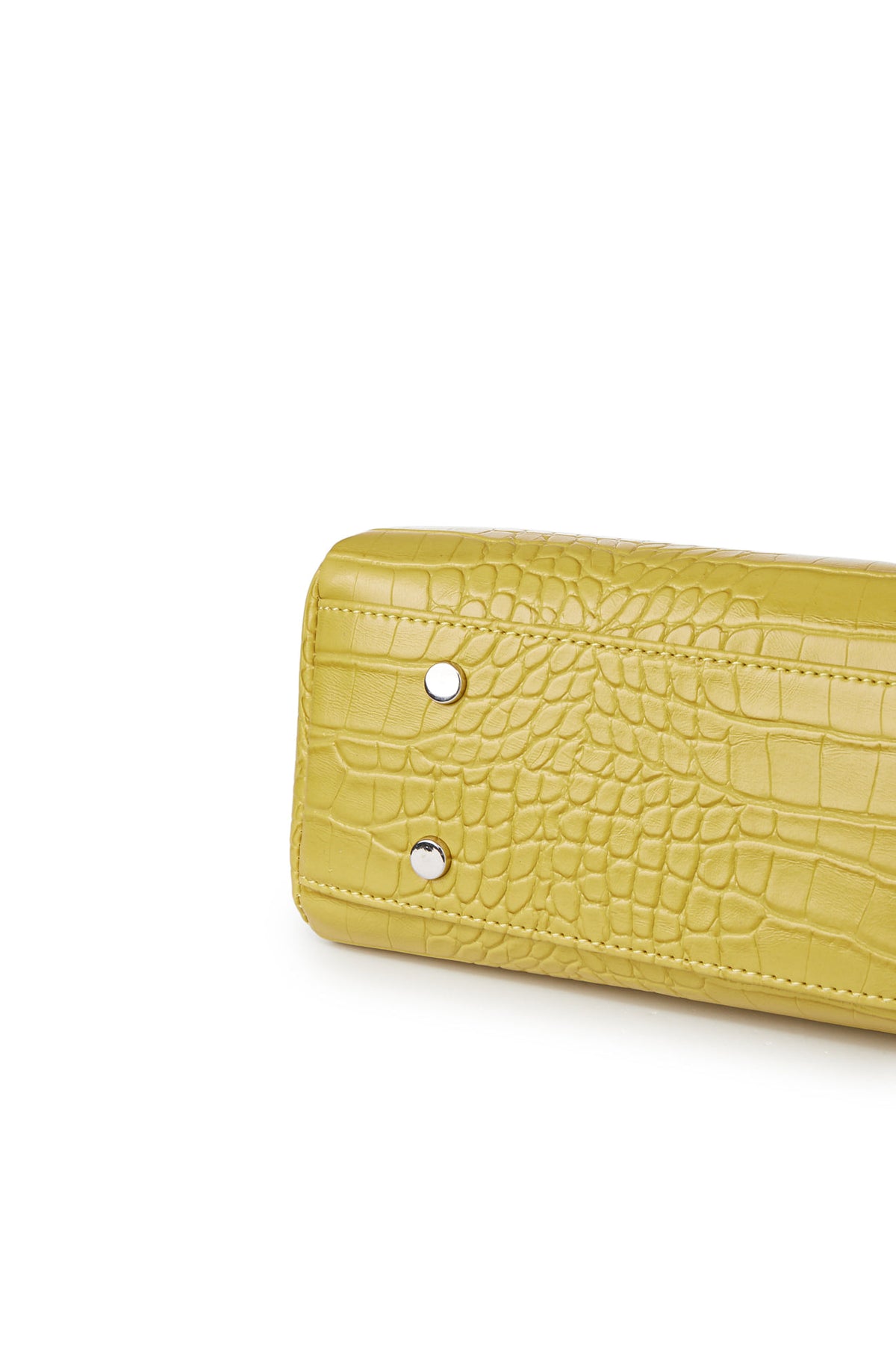Deinet - Crocodile Pattern Two-Way Bag (Mustard) product image 9 | TRAB K-Fashion Australia