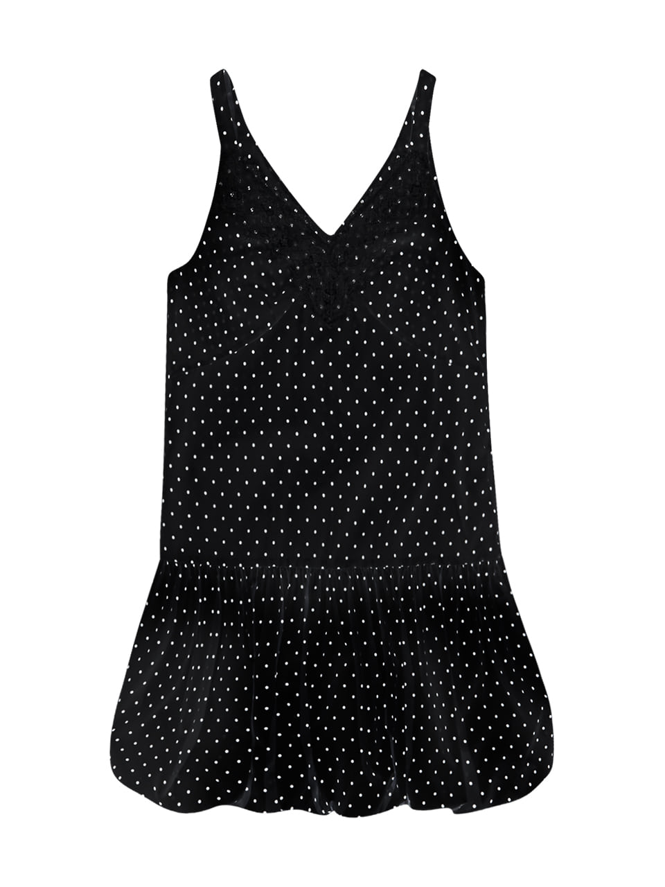 Margarin Fingers - Dot Balloon One Piece (Black) product image 2 | TRAB K-Fashion Australia