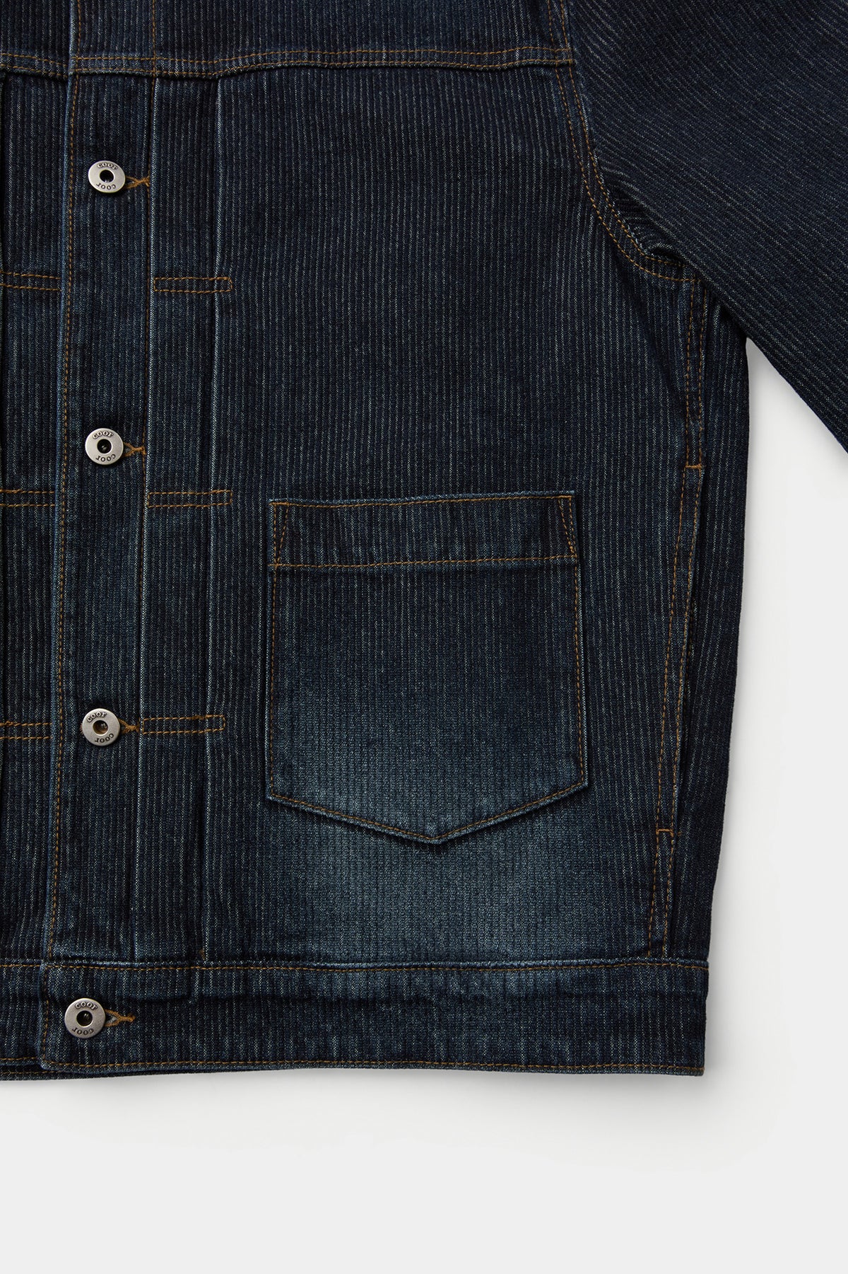 Coor - Type 2 Twill Washed Trucker Jacket (Washed Indigo) product image 6 | TRAB K-Fashion Australia
