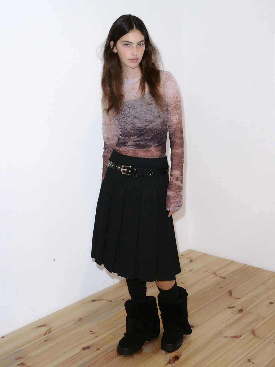 Kijun - Deer Mesh Top (Multi) product image 4 | TRAB K-Fashion Australia