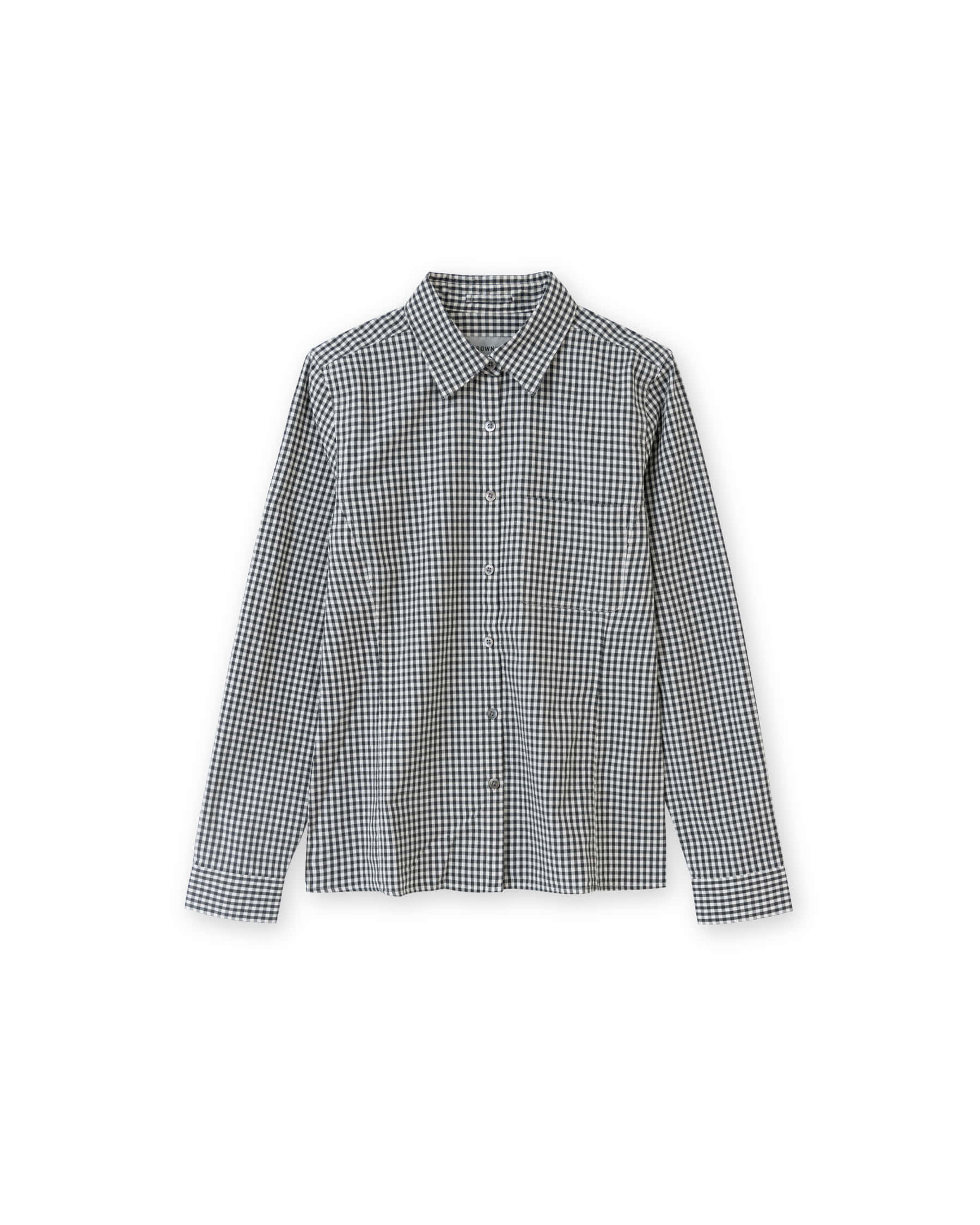 Brownyard - Slim Check Shirt (Black Check) product image 5 | TRAB K-Fashion Australia