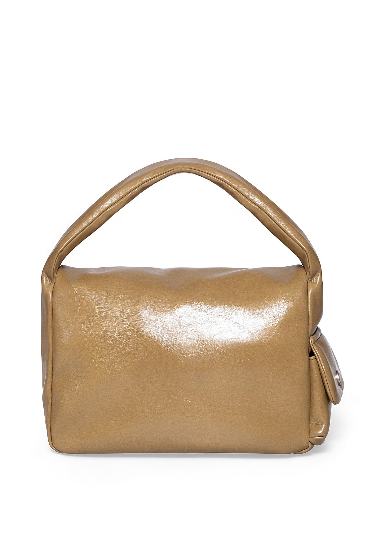 Matin Kim - Padded Flap Mini Bag (Khaki) product image 3 | TRAB K-Fashion Australia