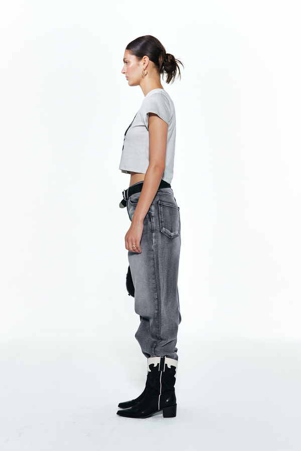 Deinet - Faded Straight Denim (Light Black) product image 2 | TRAB K-Fashion Australia