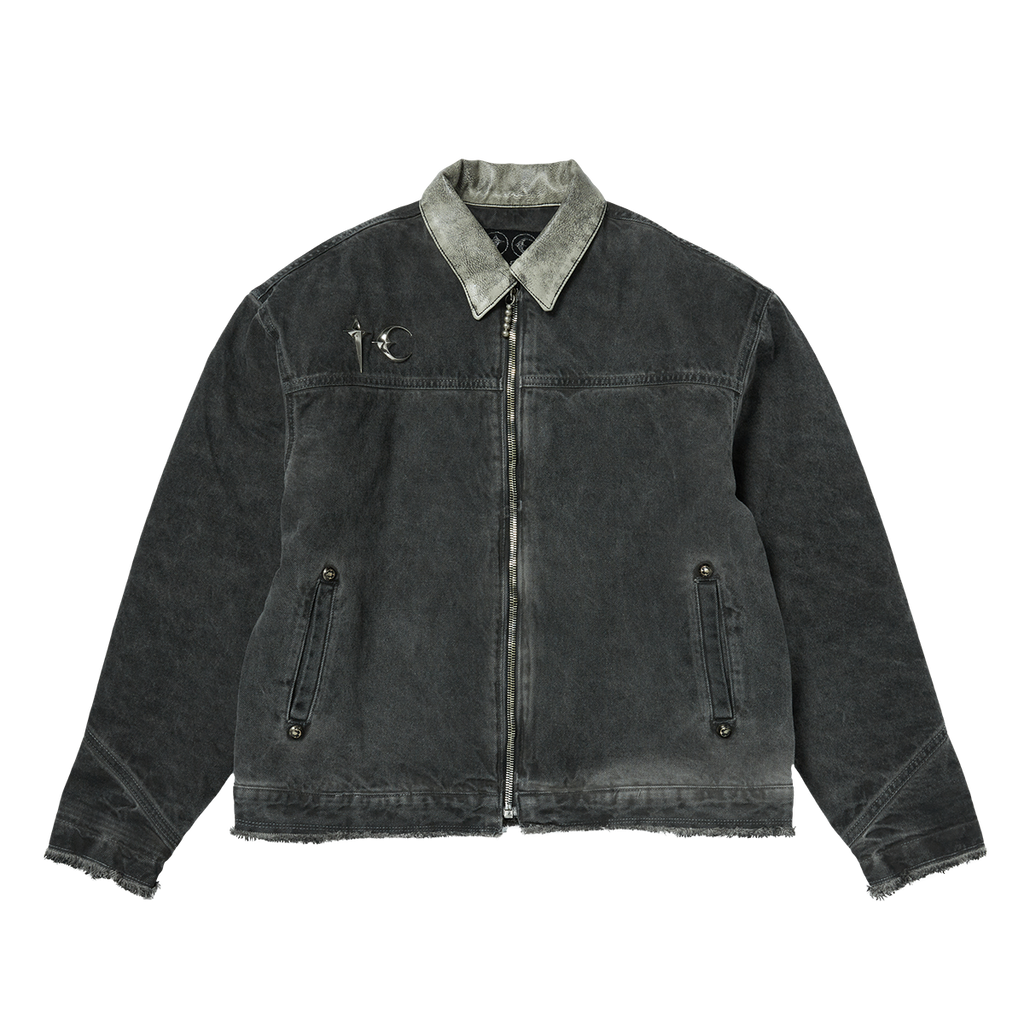 Thug Club - TC Washed Work Jacket (Charcoal) product image 1 | TRAB K-Fashion Australia