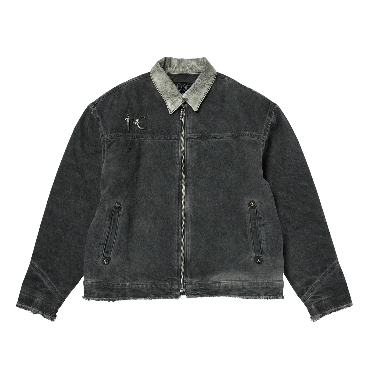 Thug Club - TC Washed Work Jacket (Charcoal) product image 1 | TRAB K-Fashion Australia