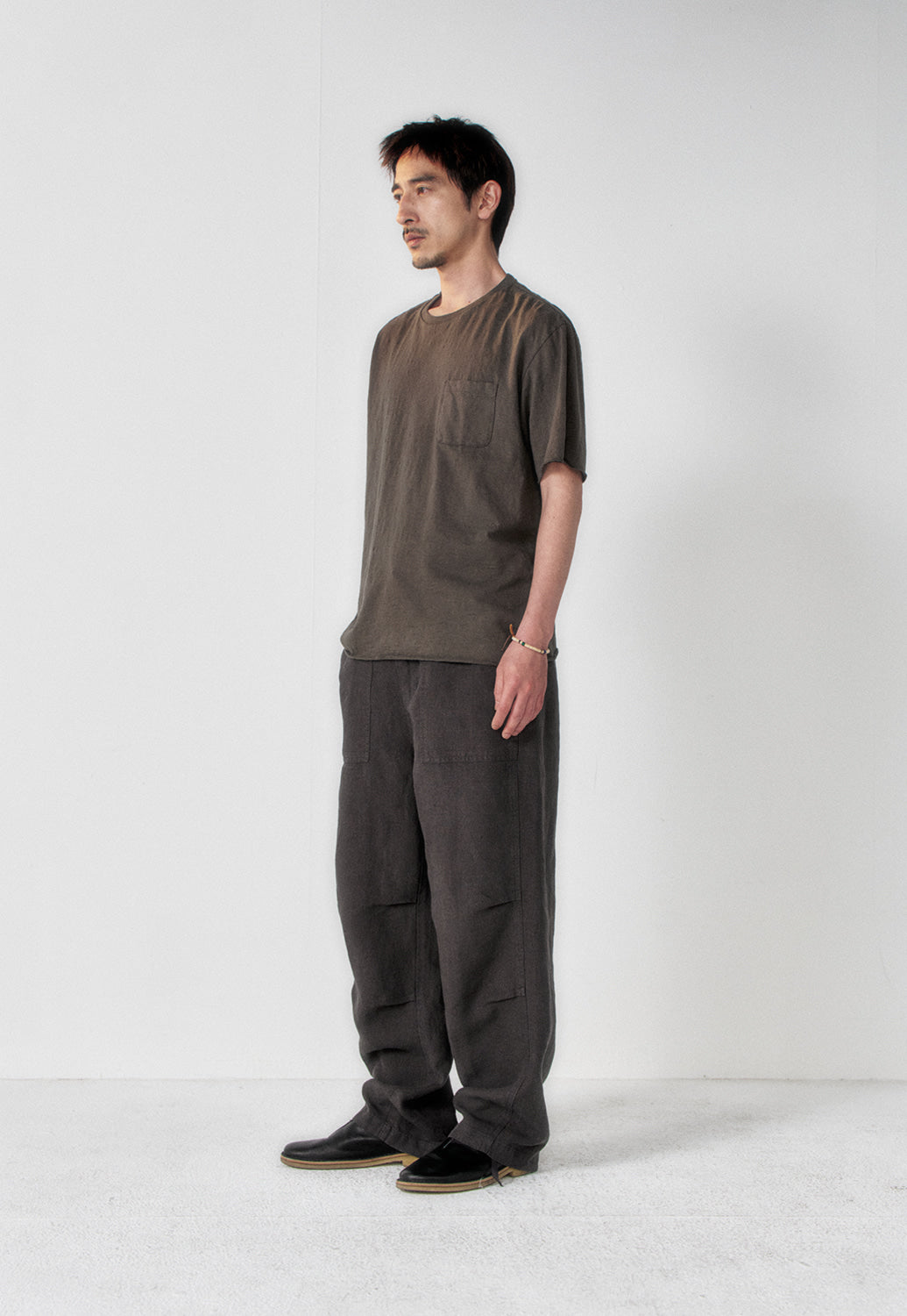 Art if acts - Linen Parachute Pants (Vintage Charcoal) product image 2 | TRAB K-Fashion Australia