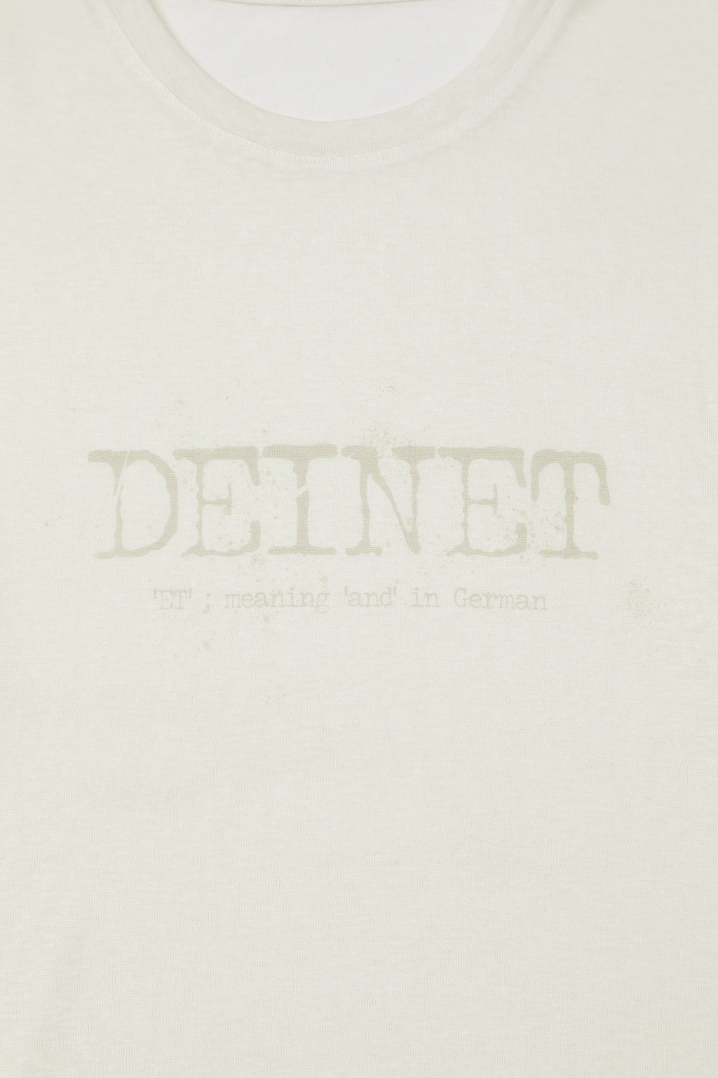 Deinet - Overfit Sweat Graphics T-Shirt (Ivory) product image 10 | TRAB K-Fashion Australia