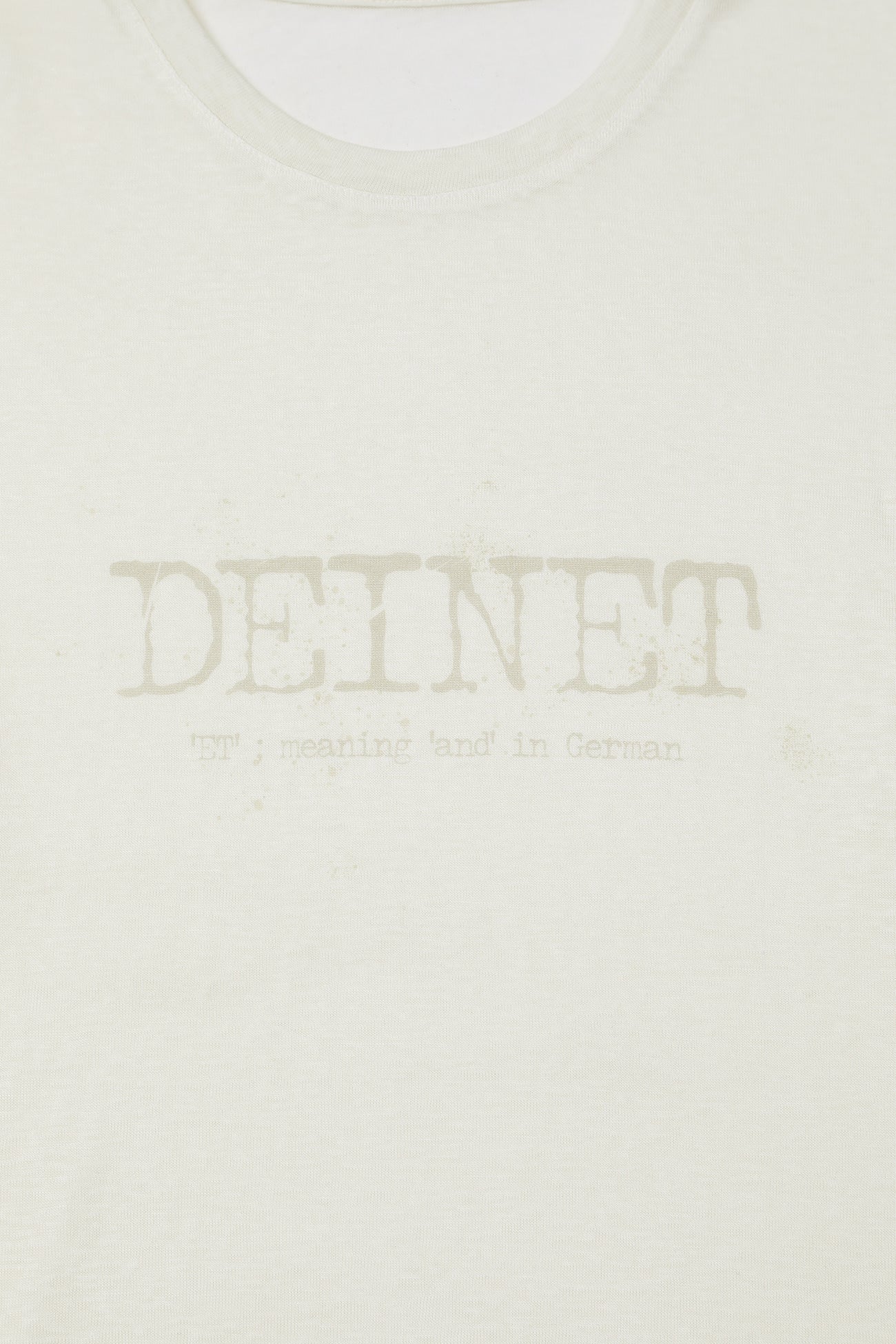 Deinet - Overfit Sweat Graphics T-Shirt (Ivory) product image 10 | TRAB K-Fashion Australia