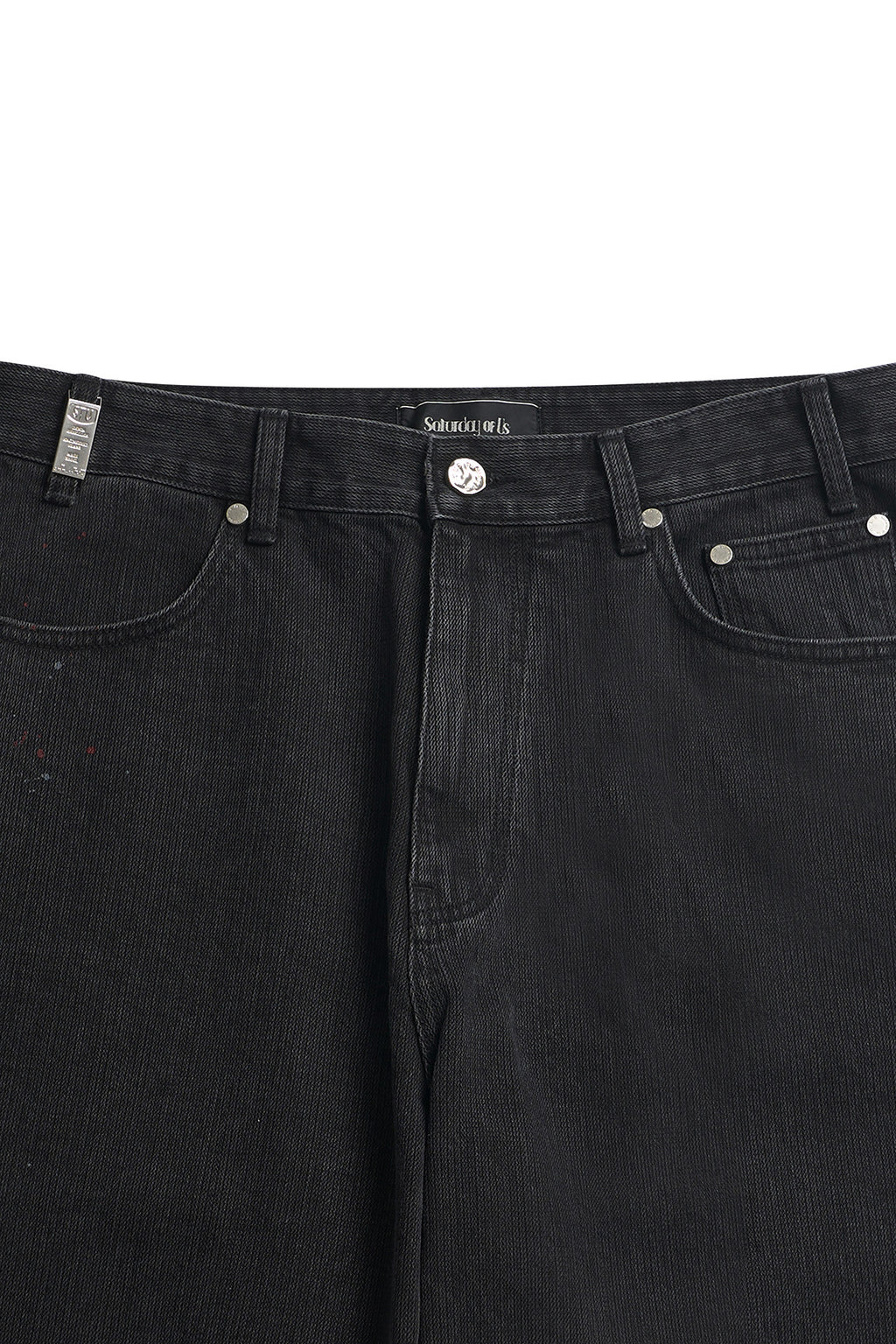 STU - Straight Paint Denim Pants (Grey) product image 18 | TRAB K-Fashion Australia