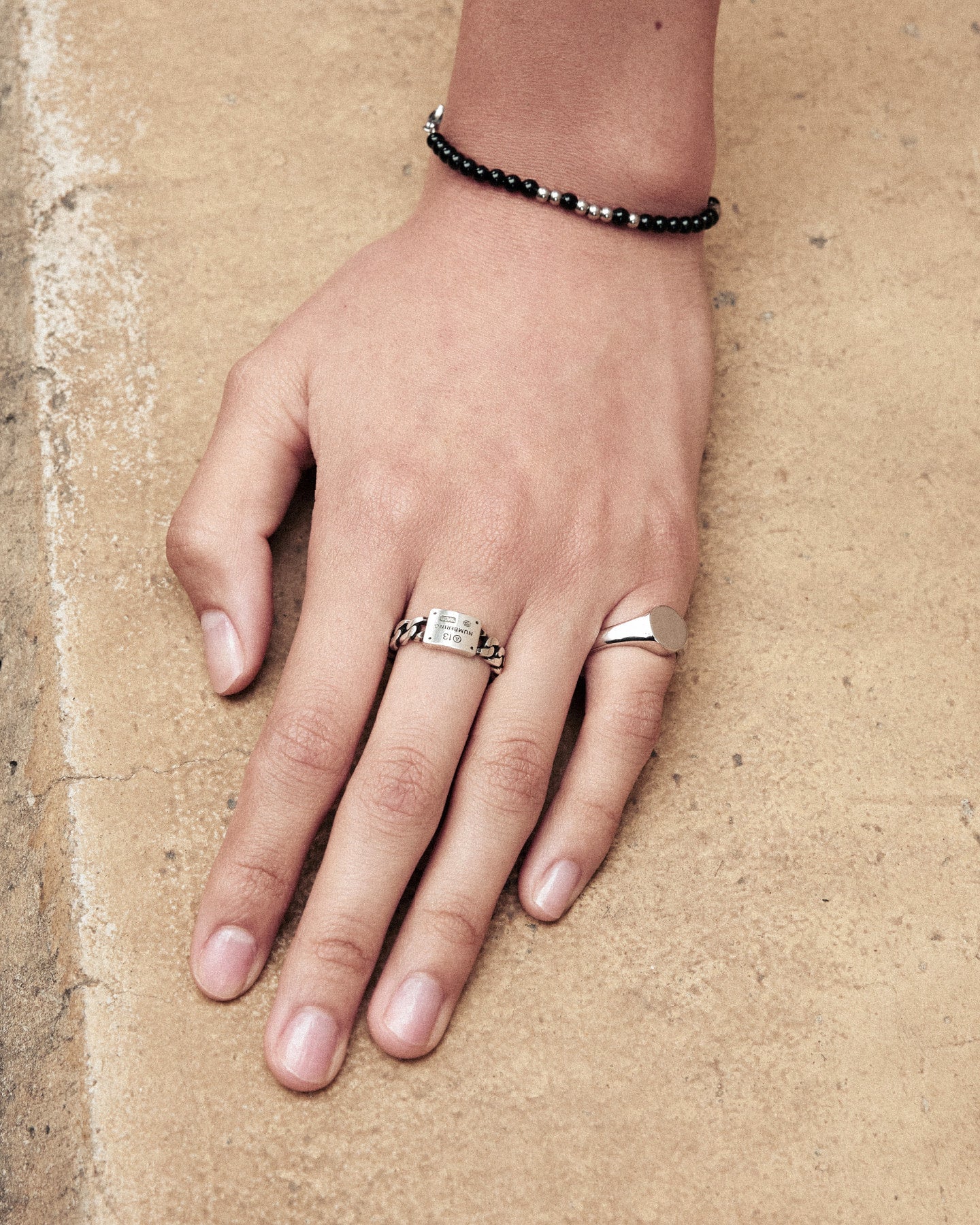 Numbering - Plate Chain Ring #8590 product image 3 | TRAB K-Fashion Australia