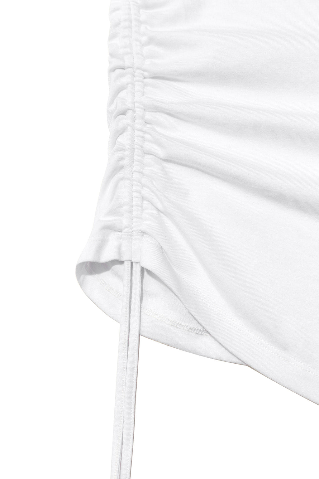 Matin Kim - String Off Shoulder Slim Top (White) product image 5 | TRAB K-Fashion Australia