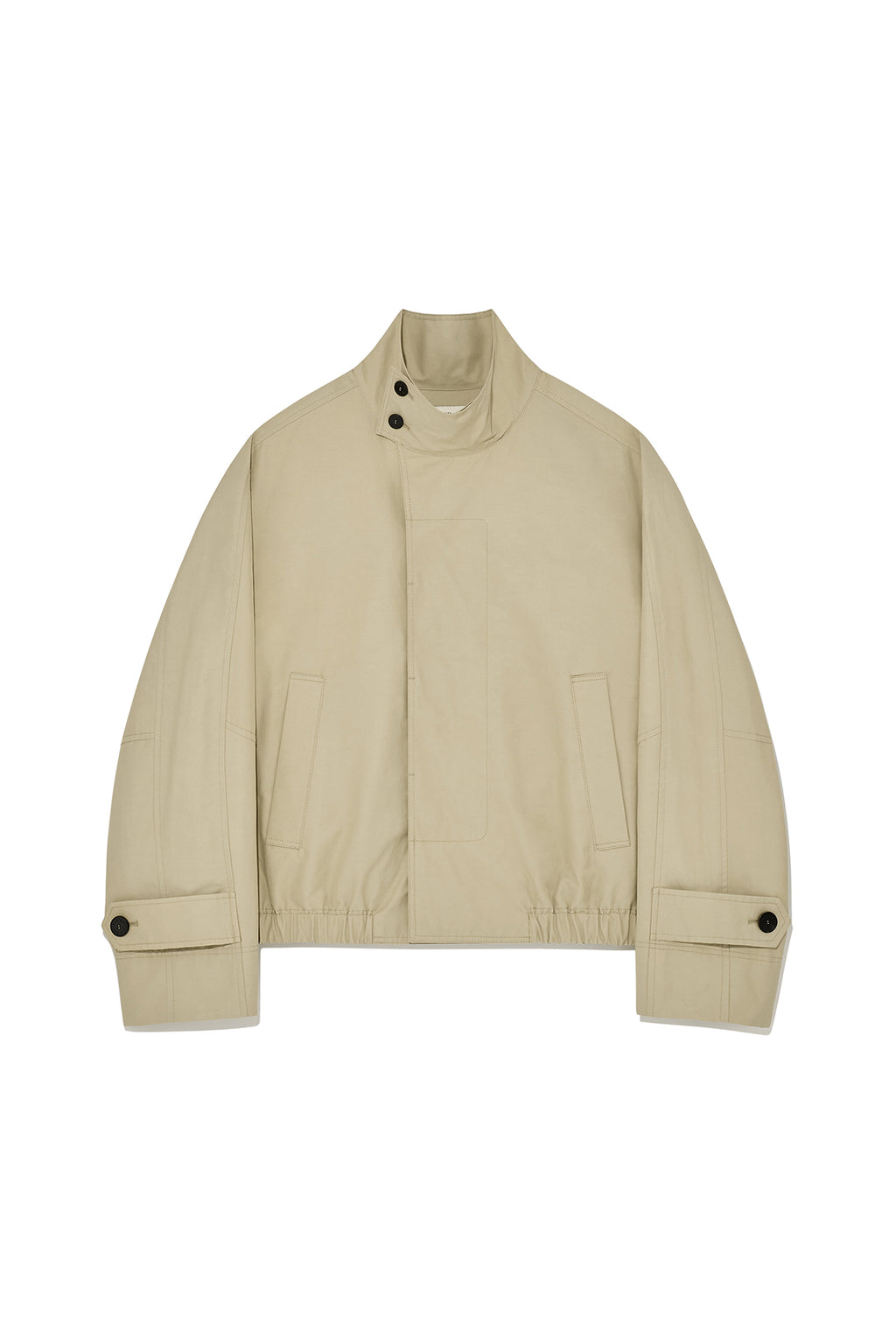 Matin Kim - Trench Bomber Jumper (Beige) product image 1 | TRAB K-Fashion Australia