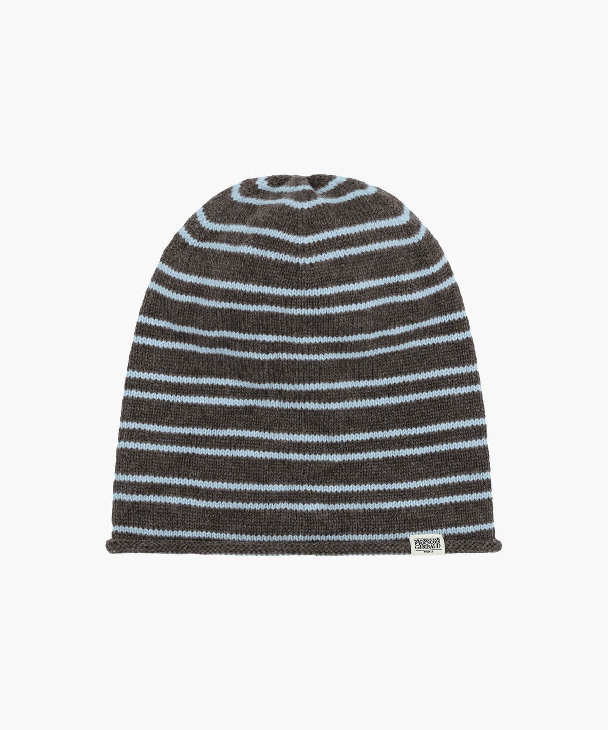 Marithe & Francois Girbaud - Micro Classic Logo Stripe Beanie (Brown) product image 3 | TRAB K-Fashion Australia