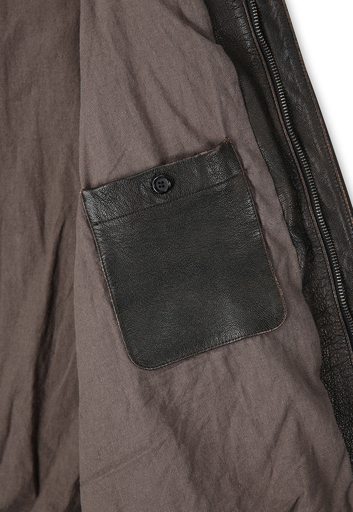 Art if acts - Washed Goat Leather A2 Jacket (Brown) product image 12 | TRAB K-Fashion Australia