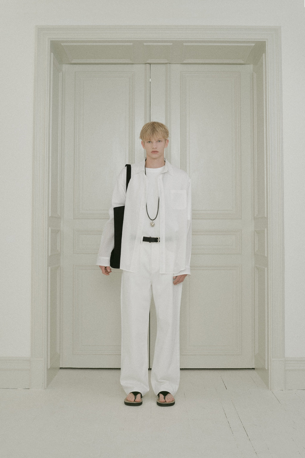 STU - Linen Shirt (White) product image 1 | TRAB K-Fashion Australia