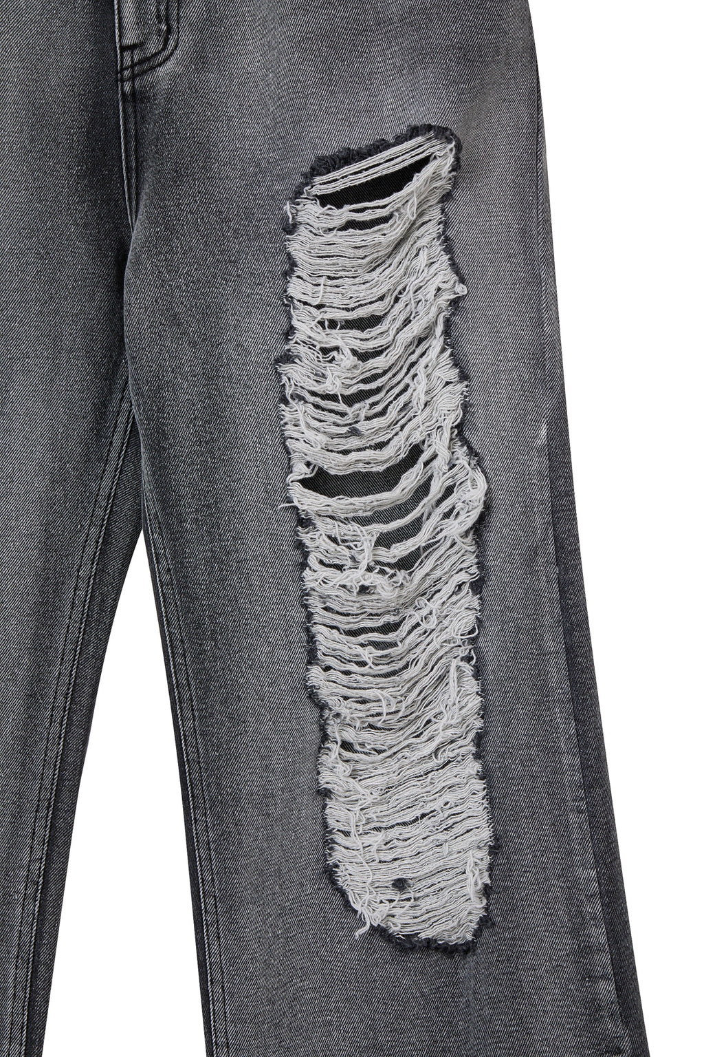 Deinet - Destroyed Denim Pants (Black) product image 5 | TRAB K-Fashion Australia