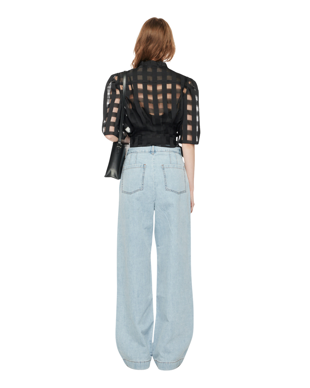Kimhe Kim - Summer Pleated Wide Jeans (Sky Blue) product image 4 | TRAB K-Fashion Australia