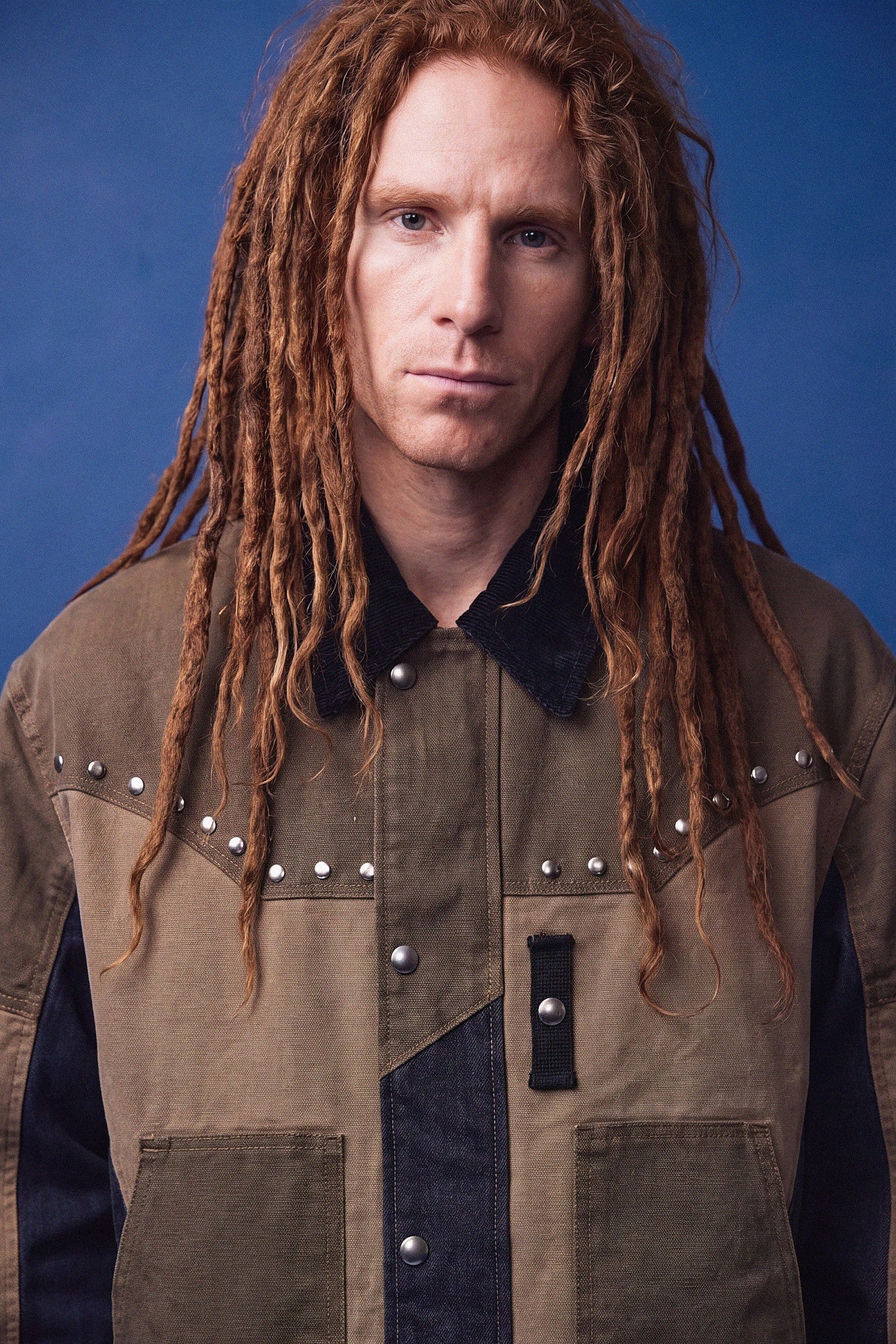 Andersson Bell - Austin Patchwork Washed Jacket (khaki) (Khaki) product image 3 | TRAB K-Fashion Australia