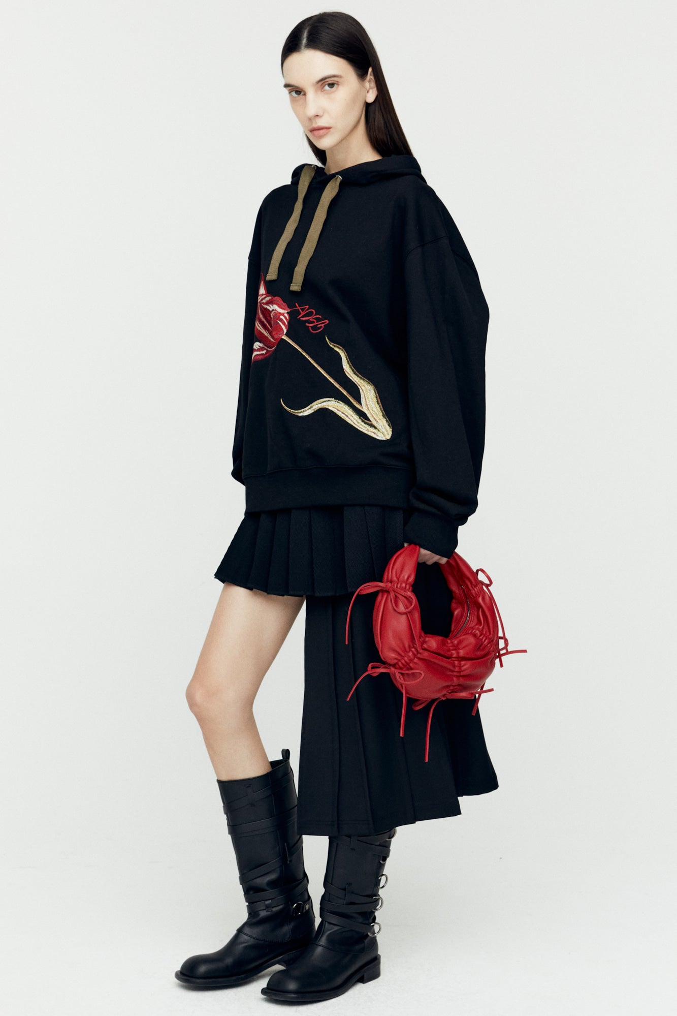 Andersson Bell - Small Dumpling Leather Bag (Red) product image 6 | TRAB K-Fashion Australia