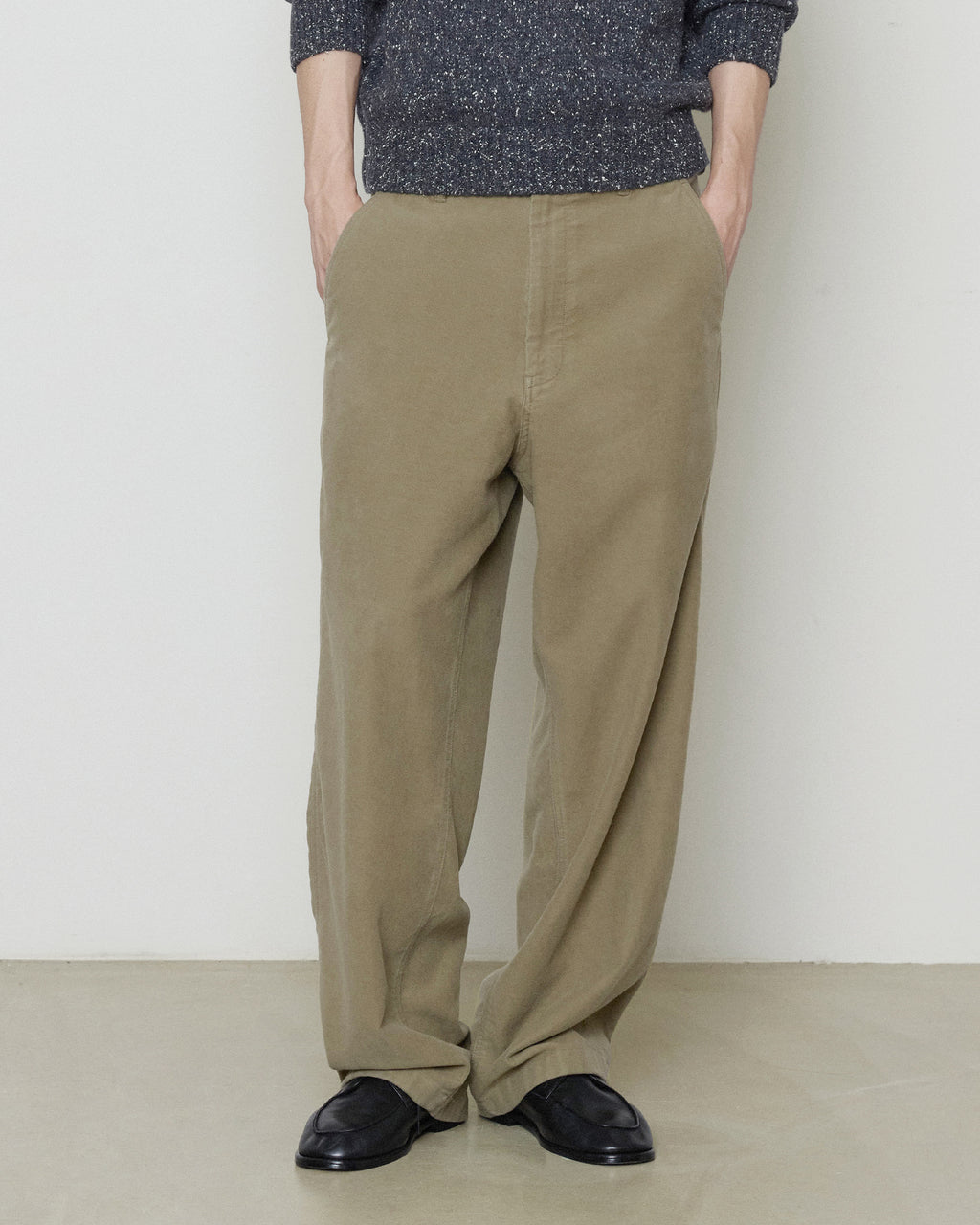 Brownyard - Moleskin French Work Pants (Khaki) product image 3 | TRAB K-Fashion Australia