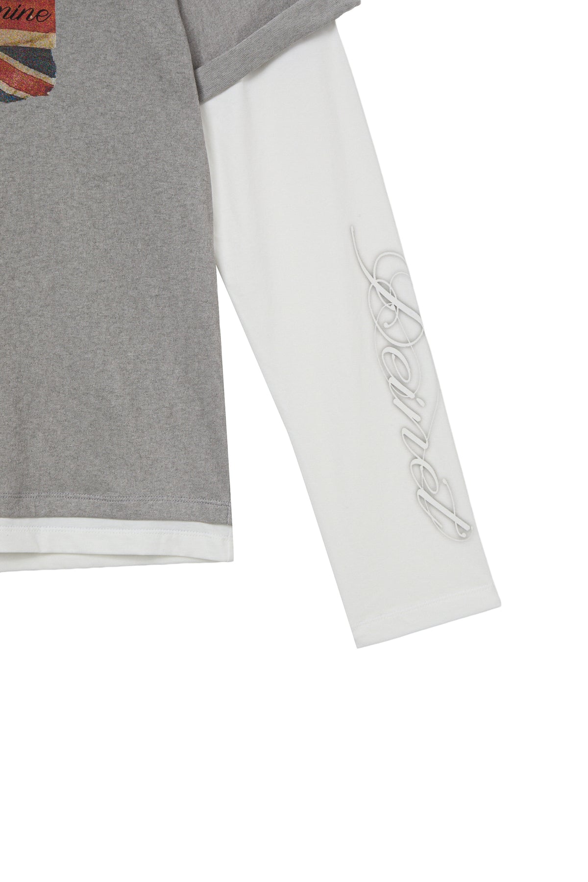 Deinet - Layered Vintage Long Sleeve (Grey) product image 5 | TRAB K-Fashion Australia