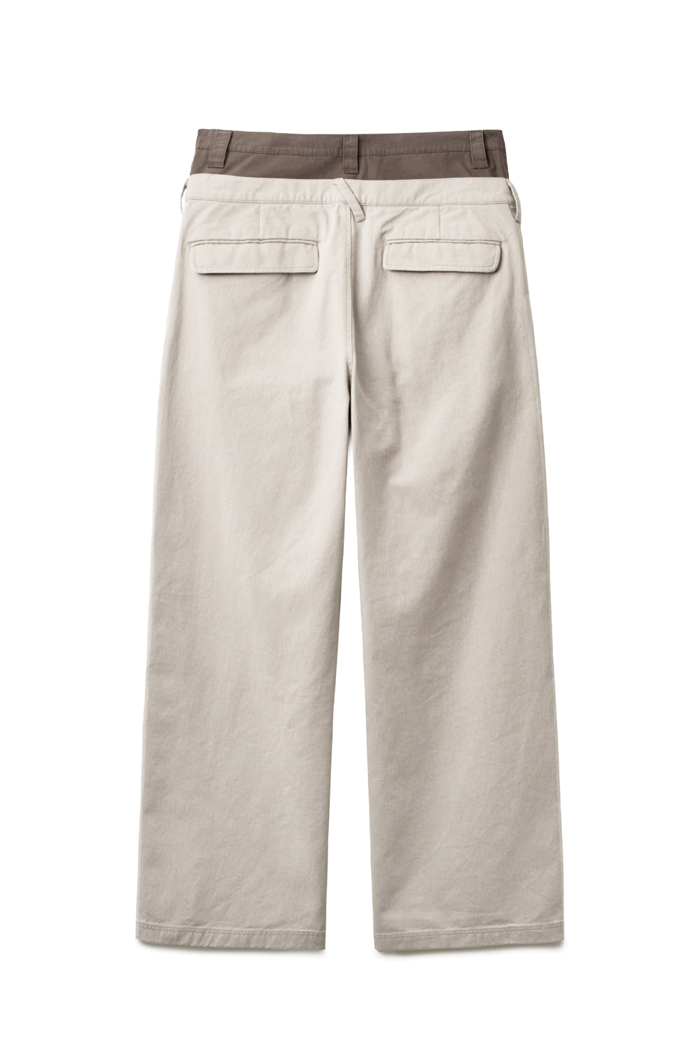 Hatchingroom - Double Waist Pants Rose (Grey) product image 2 | TRAB K-Fashion Australia