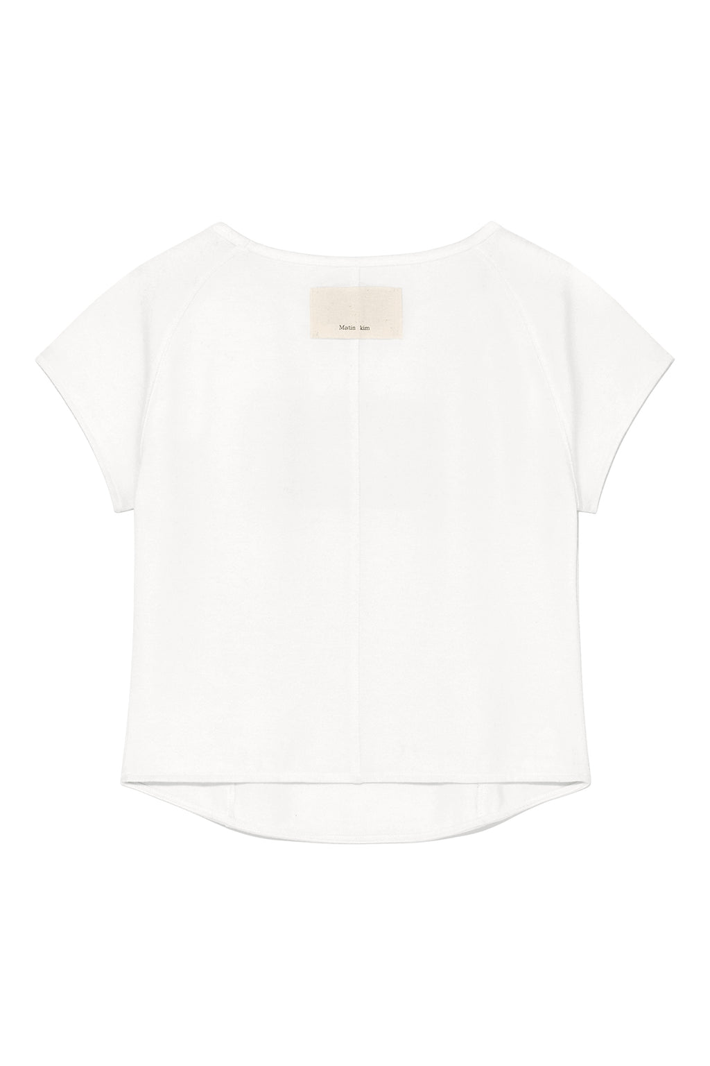 Matin Kim - Rabbit Printing Raglan Slim Top (White) product image 2 | TRAB K-Fashion Australia