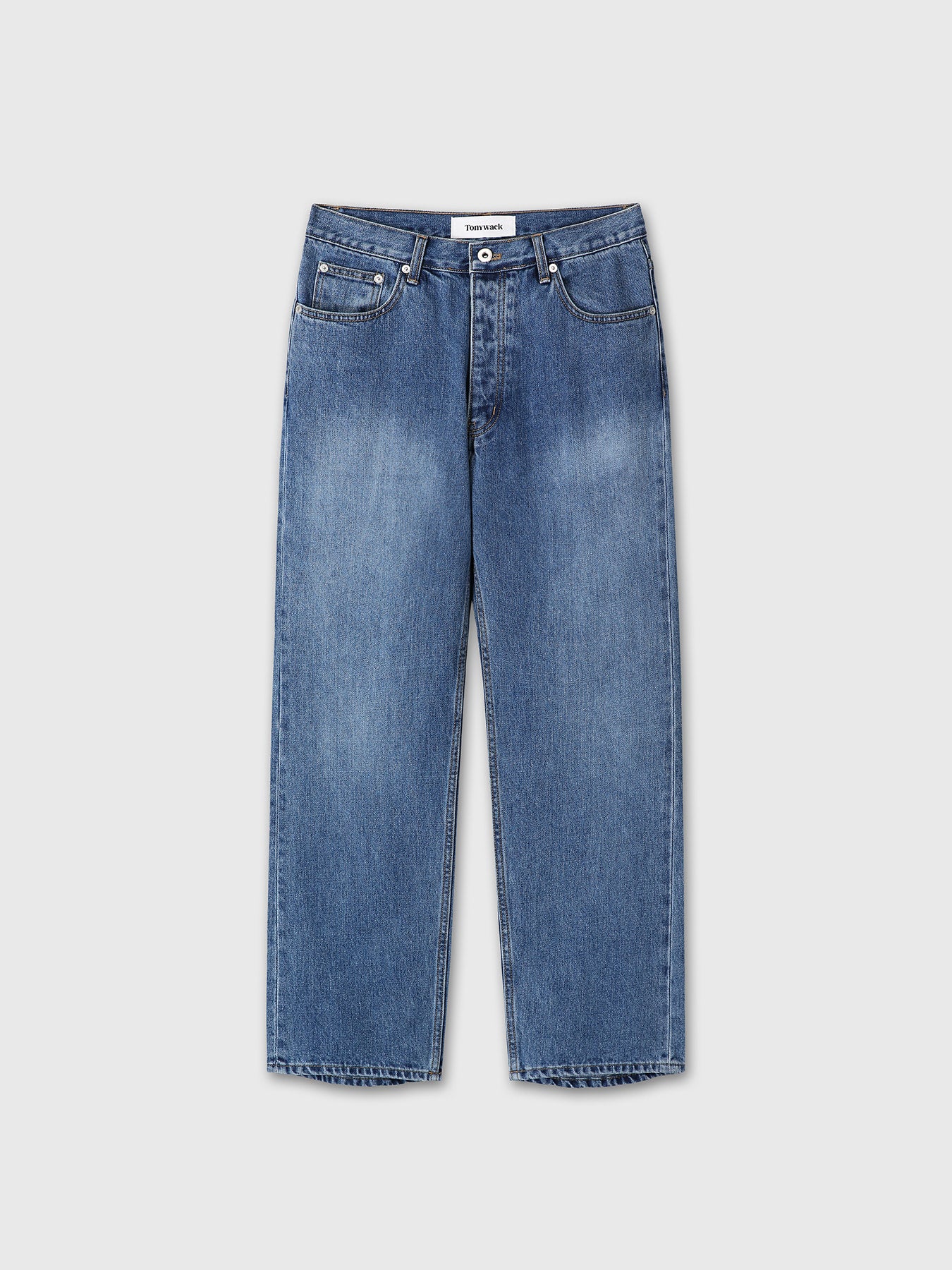 Tonywack - Tailored Denim Jeans (Mid Blue) product image 8 | TRAB K-Fashion Australia