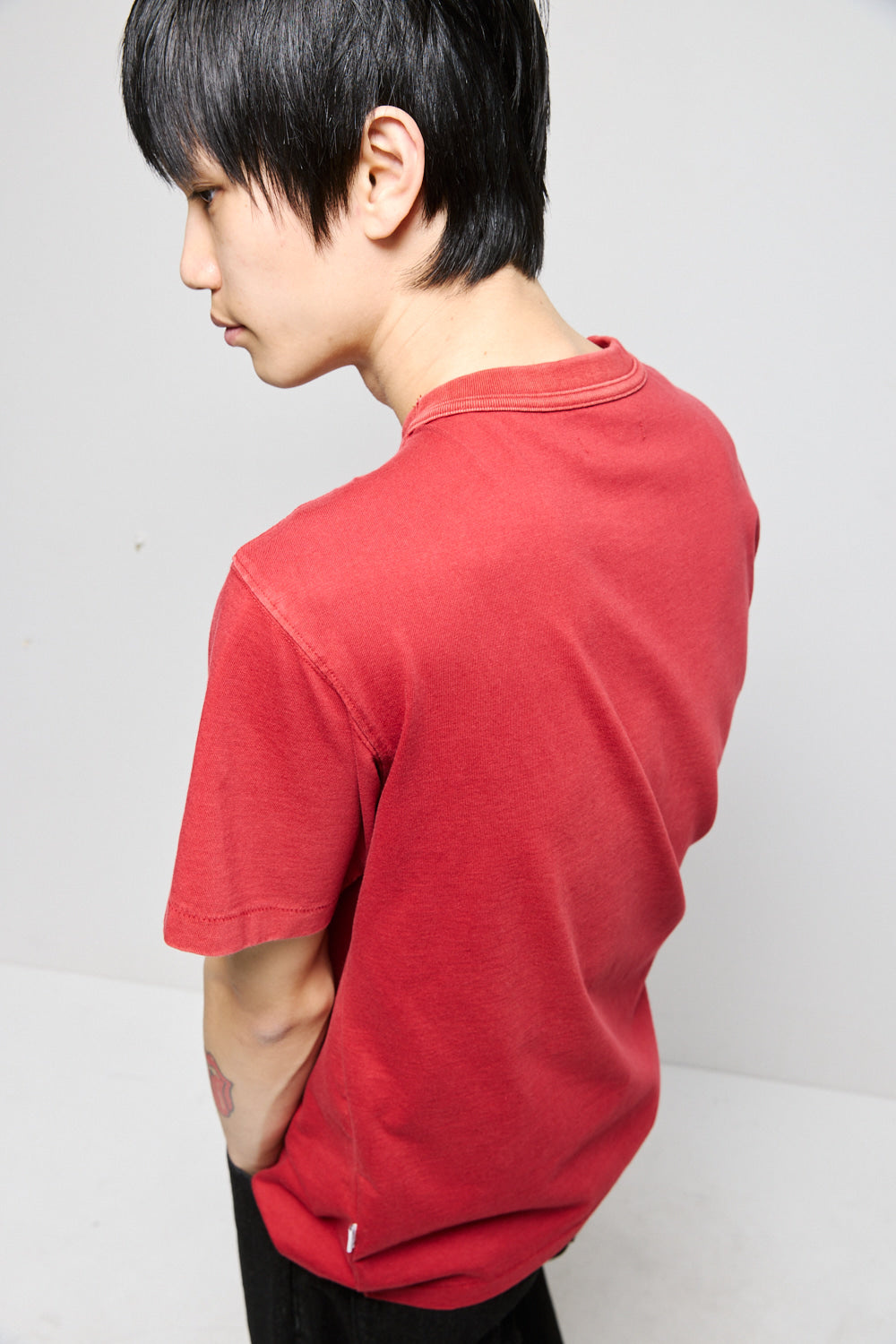 Hatchingroom - Bleached Tee (Dark Red) product image 6 | TRAB K-Fashion Australia