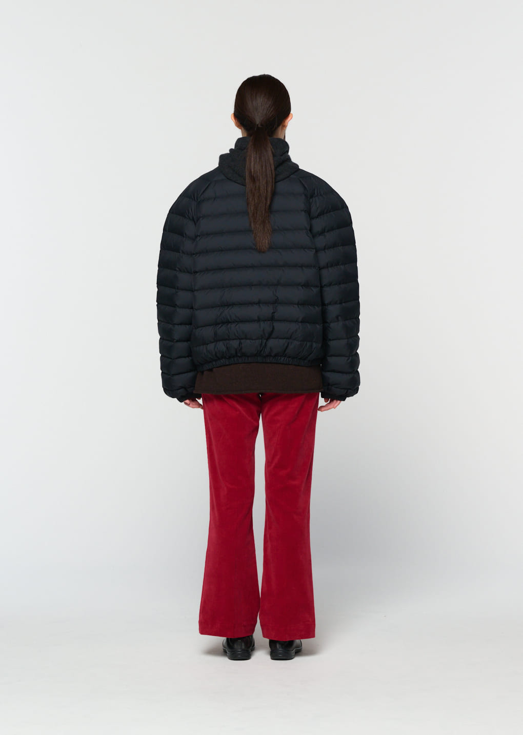 Amomento - corduroy flared pants (Red) product image 4 | TRAB K-Fashion Australia