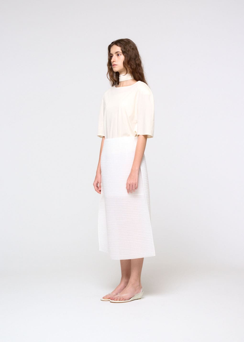 Amomento - Padded Jersey Top (Ivory) product image 3 | TRAB K-Fashion Australia