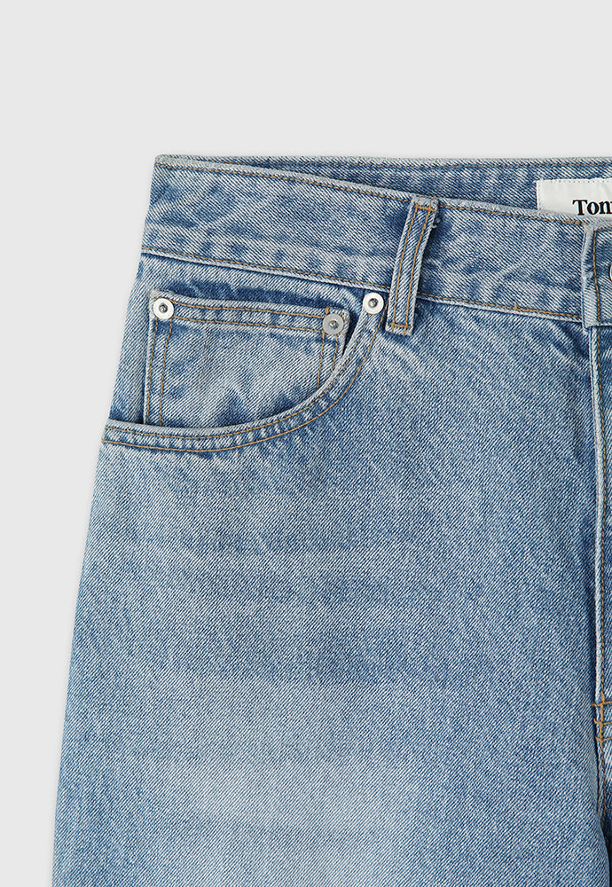 Tonywack - Flared Reconstructed Denim Jeans (Washed Light Blue) product image 9 | TRAB K-Fashion Australia