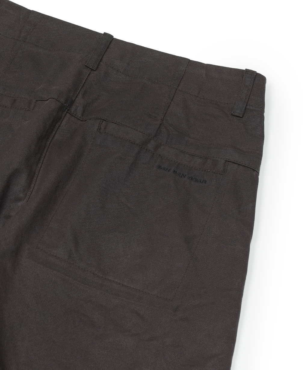 San San Gear - Coated Pants (Brown) product image 7 | TRAB K-Fashion Australia