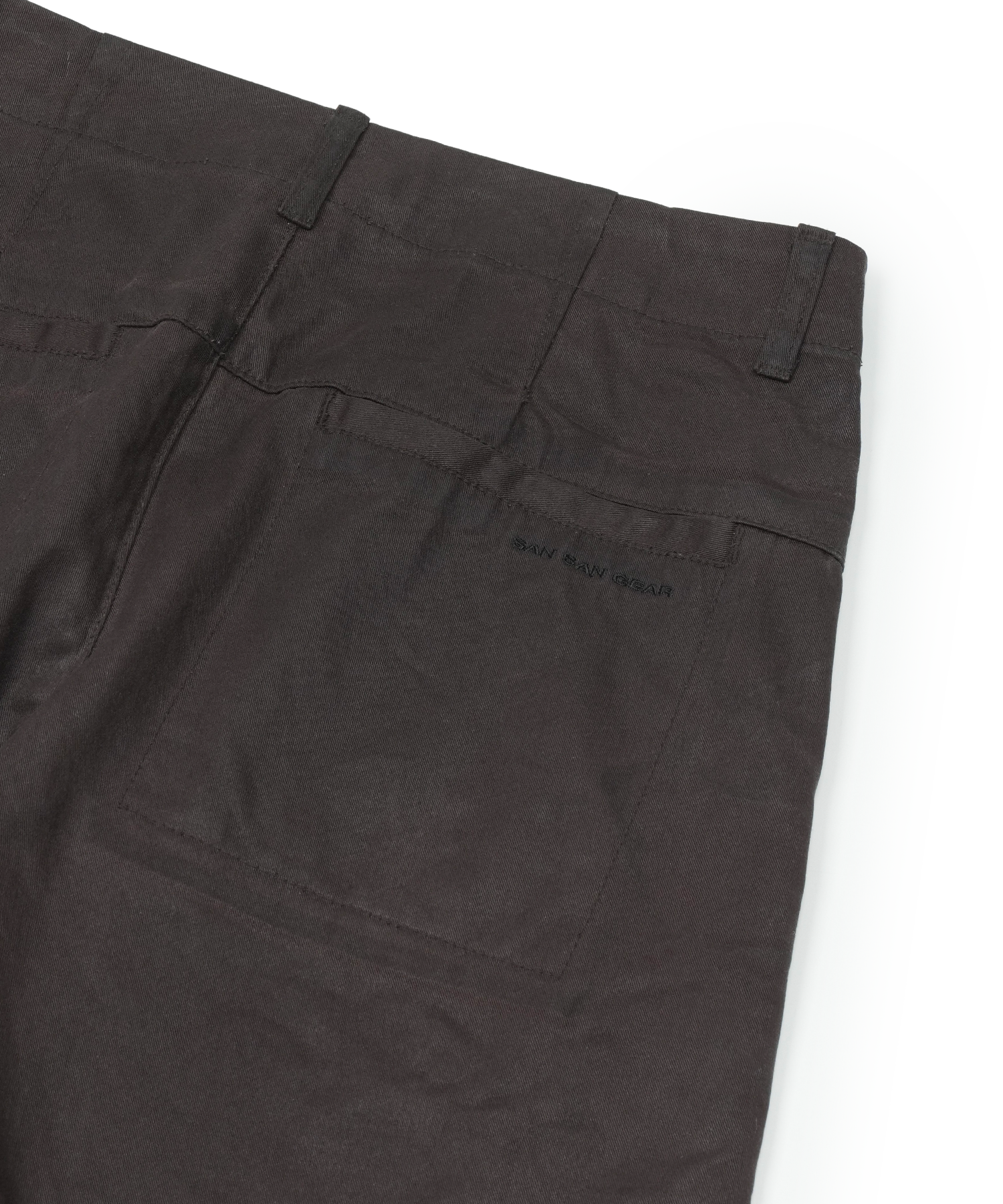 San San Gear - Coated Pants (Brown) product image 7 | TRAB K-Fashion Australia