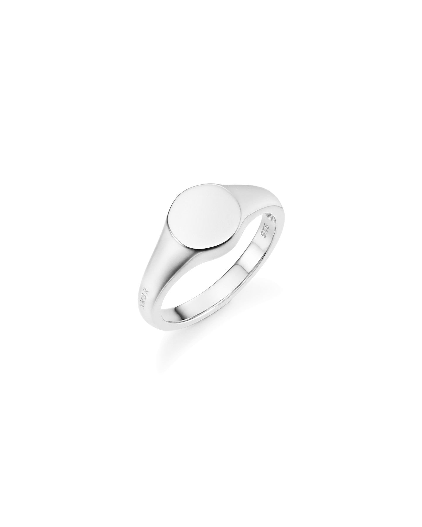 Numbering - Round Signet Pinky Ring #8524 product image 4 | TRAB K-Fashion Australia