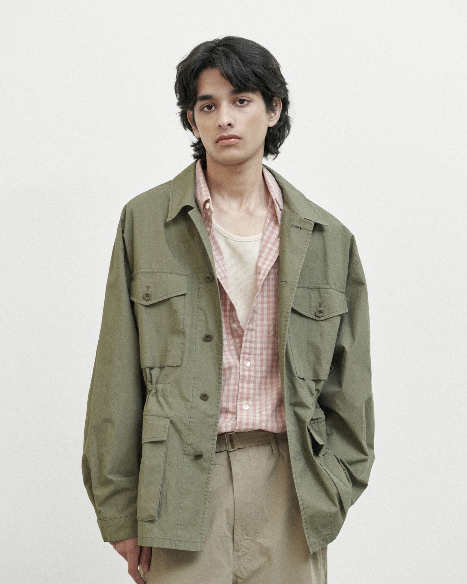Brownyard - Washed Field Jacket (Olive) product image 1 | TRAB K-Fashion Australia