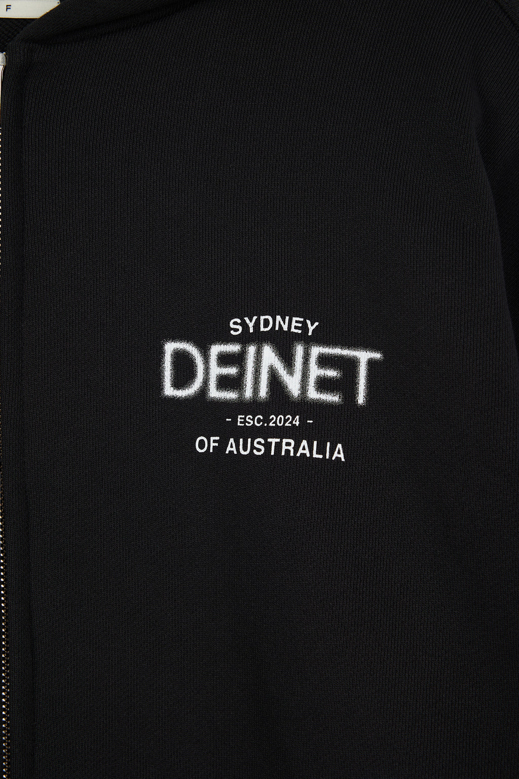 Deinet - Lost In Sydney Zip-Up Hoodie (Black) product image 5 | TRAB K-Fashion Australia