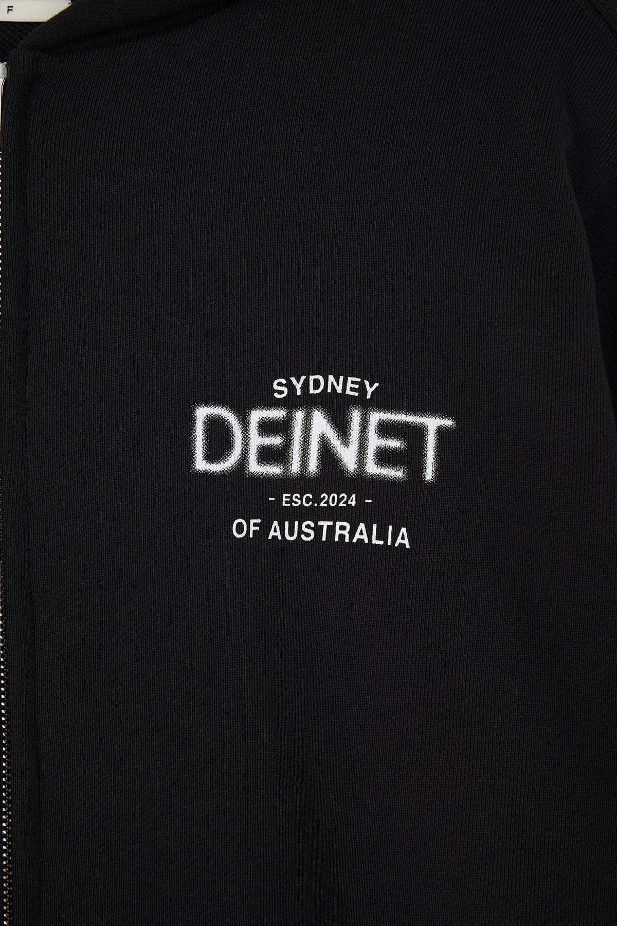 Deinet - Lost In Sydney Zip-Up Hoodie (Black) product image 5 | TRAB K-Fashion Australia
